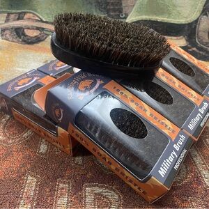 Lot of 6 Running Wild Boar Bristles Military Professional Beard & Hair Brushes